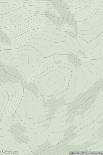 Thumbnail image for Dubh Bheinn [Jura, Scarba and Colonsay] [NR489683] showing contour plot for surrounding peak